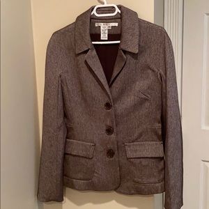 NWT Studio M brown blazer size 6